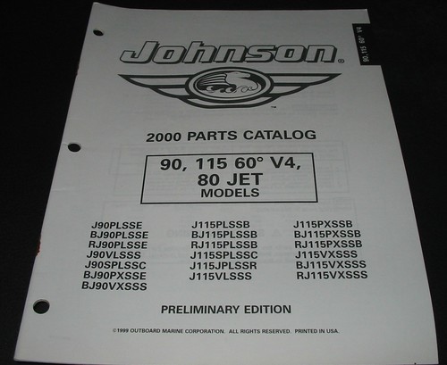 Parts catalog outboard marine - parts,