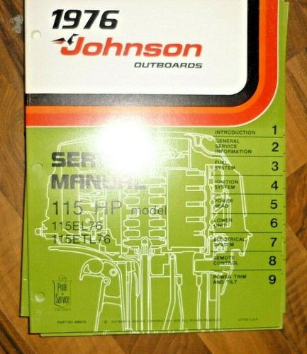 Johnson 1976 motore - 1976!,