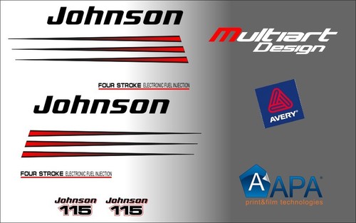 Kit adesivi motore - kit, johnson